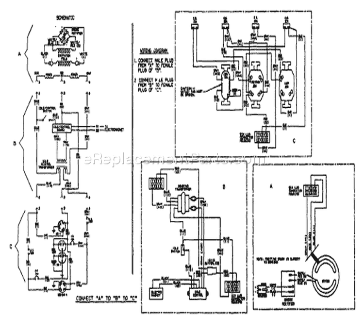 Page B Diagram and Parts List for 9421-0 S4000 Briggs and Stratton Generator